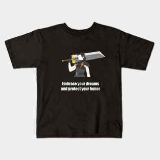 Inspiring Zack Fair Quote final Fantasy 7 Kids T-Shirt